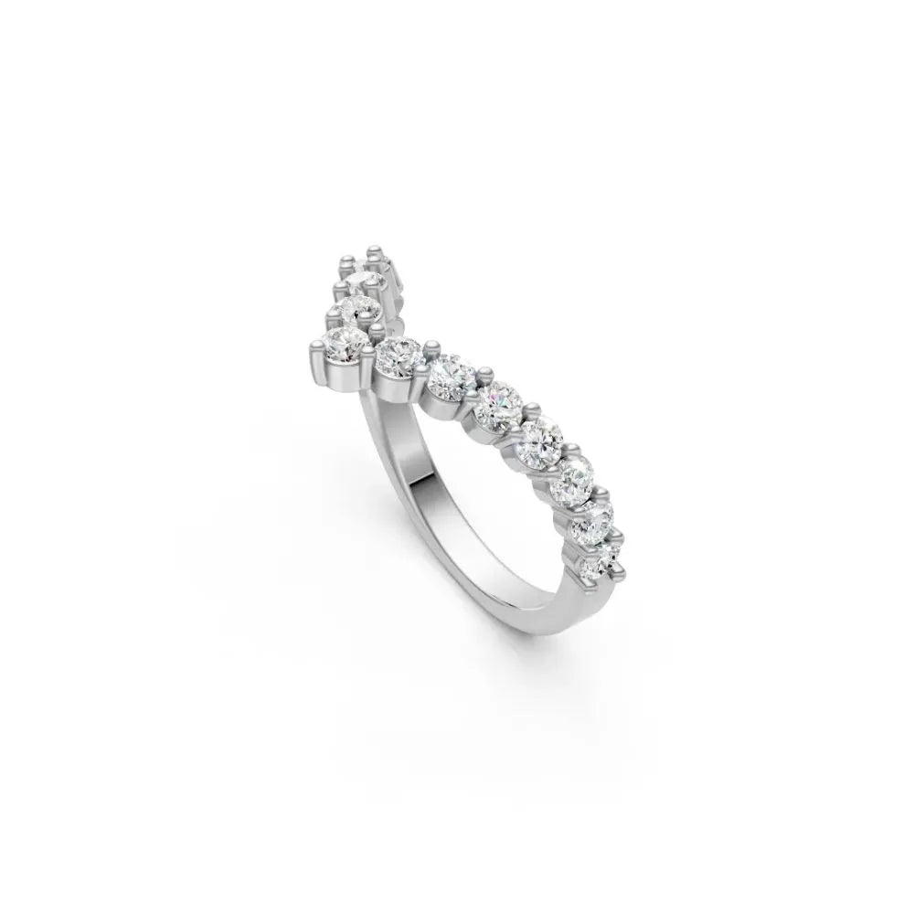 Timeless V-Curve Wedding Band
