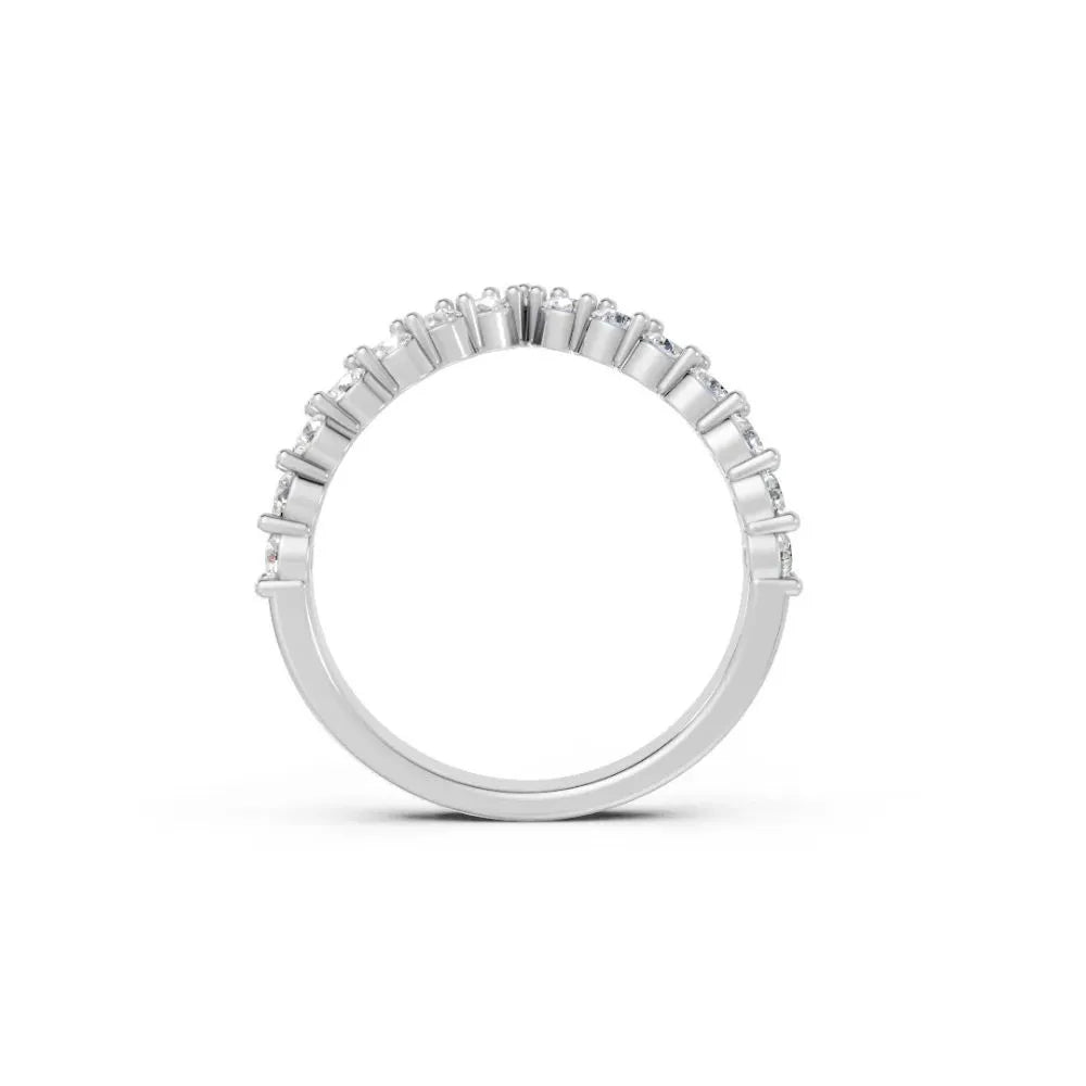 Timeless V-Curve Wedding Band