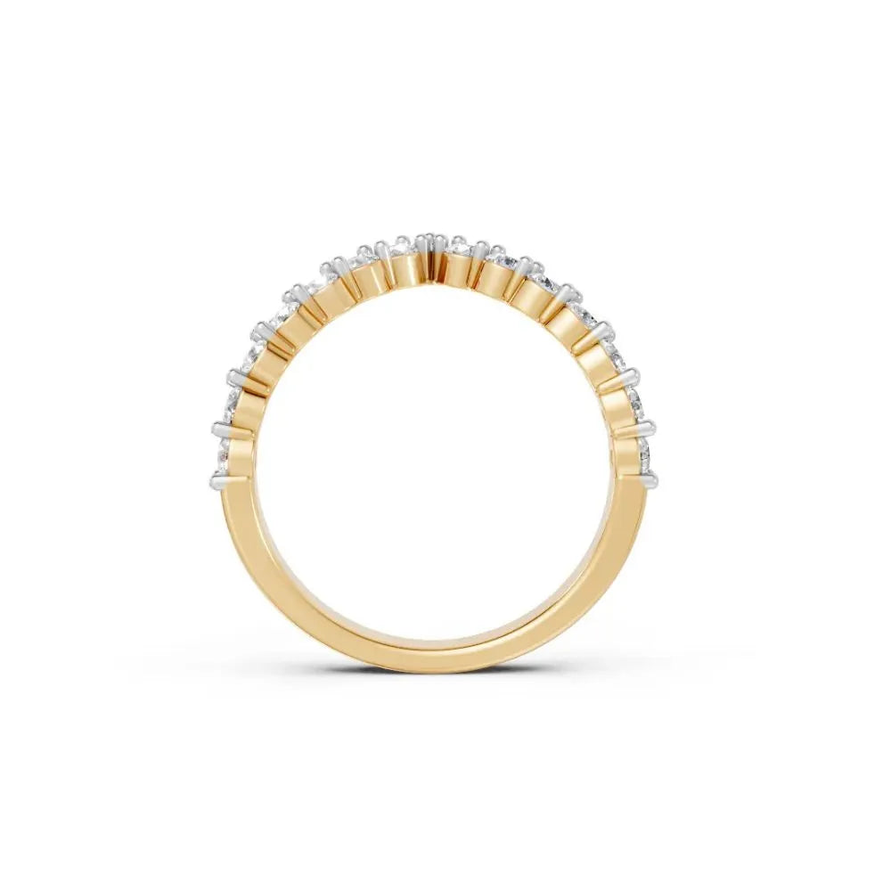 Timeless V-Curve Wedding Band