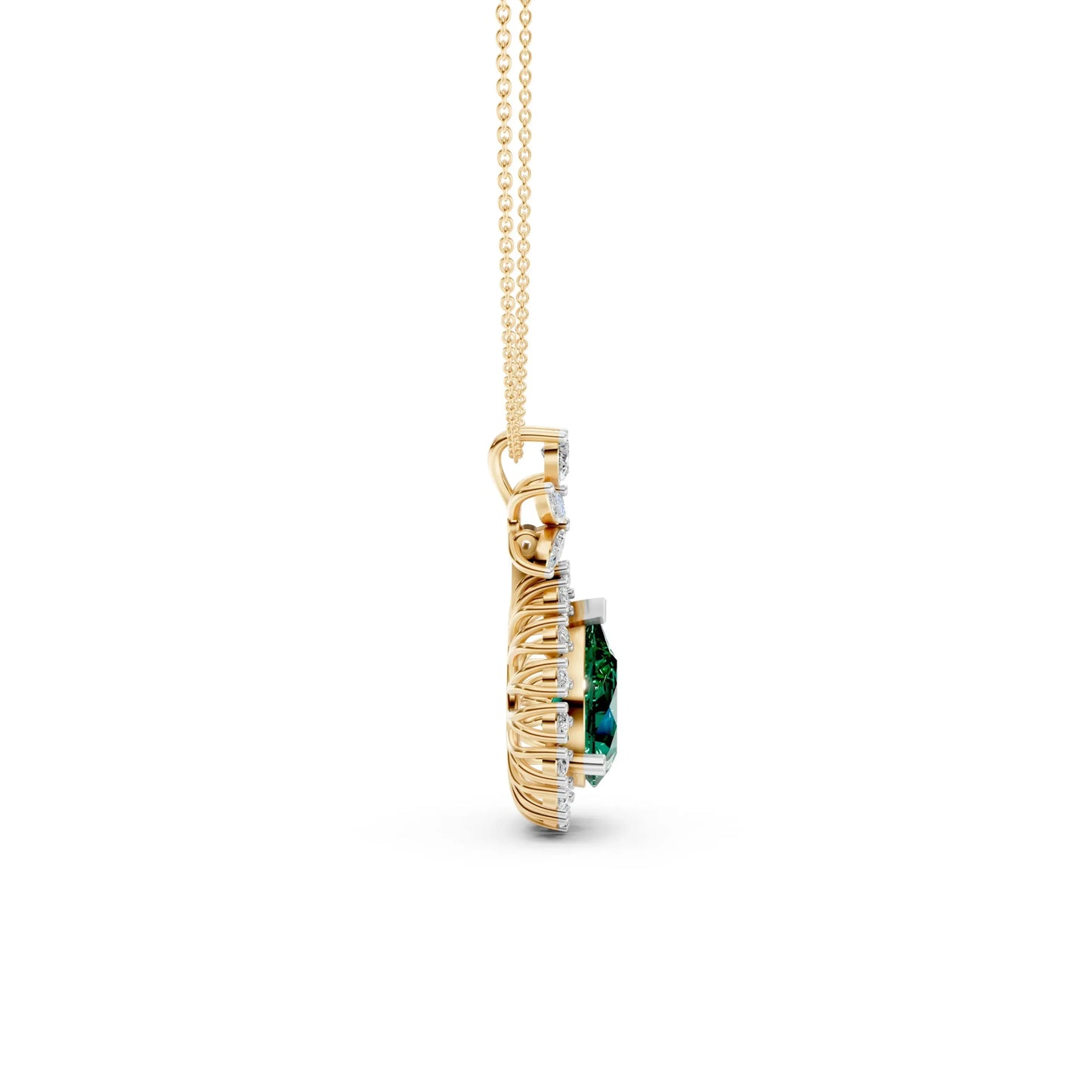 Pear Drop Pendant Yellow Gold