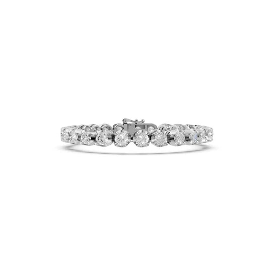 Classic Diamond Tennis Bracelet White Gold