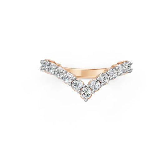 Timeless V-Curve Wedding Band