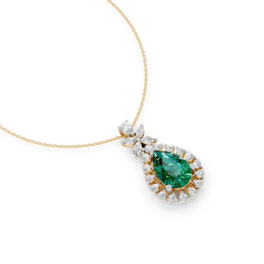Pear Drop Pendant Yellow Gold