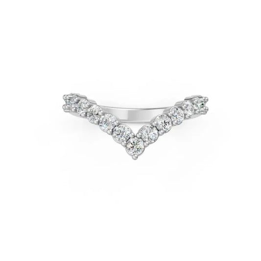 Timeless V-Curve Wedding Band