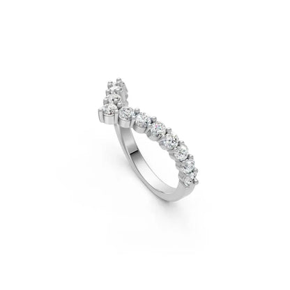 Timeless V-Curve Wedding Band